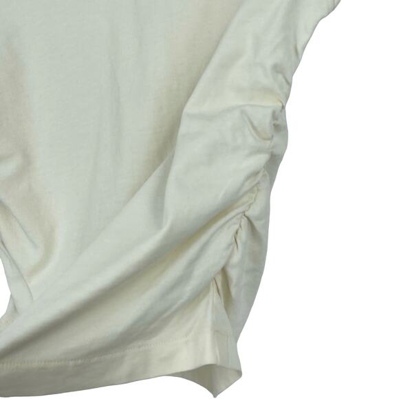 Madewell Side Cinch Muscle Tee in Lighthouse Cream White Medium - Picture 2 of 8